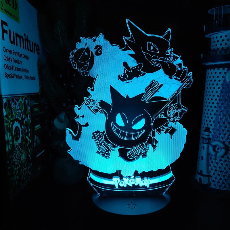 Pokemon 3D Lamp