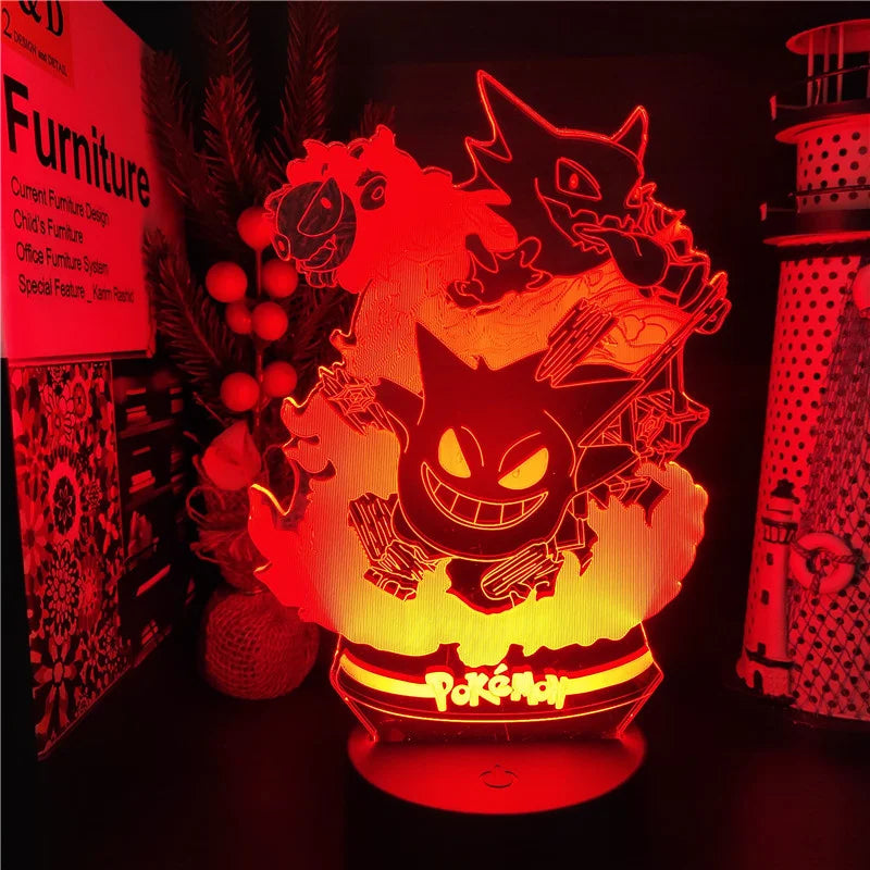 Pokemon 3D Lamp
