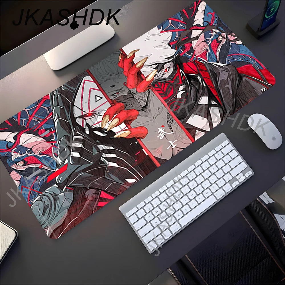 Black Samurai Mouse Pad