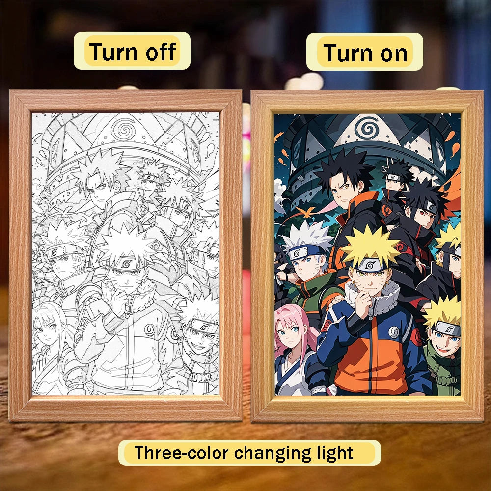 Naruto Light Painting