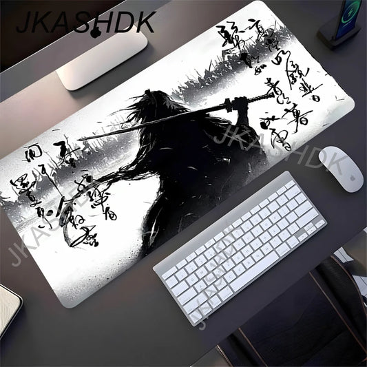 Black Samurai Mouse Pad