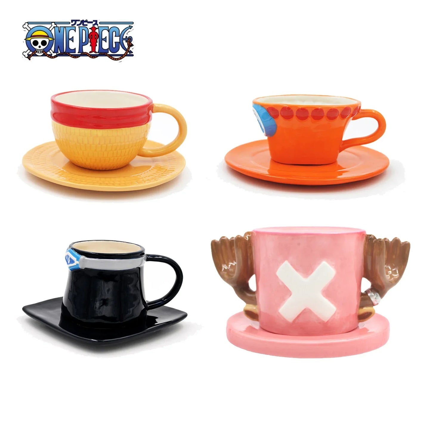One Piece Ceramic Tea Cups