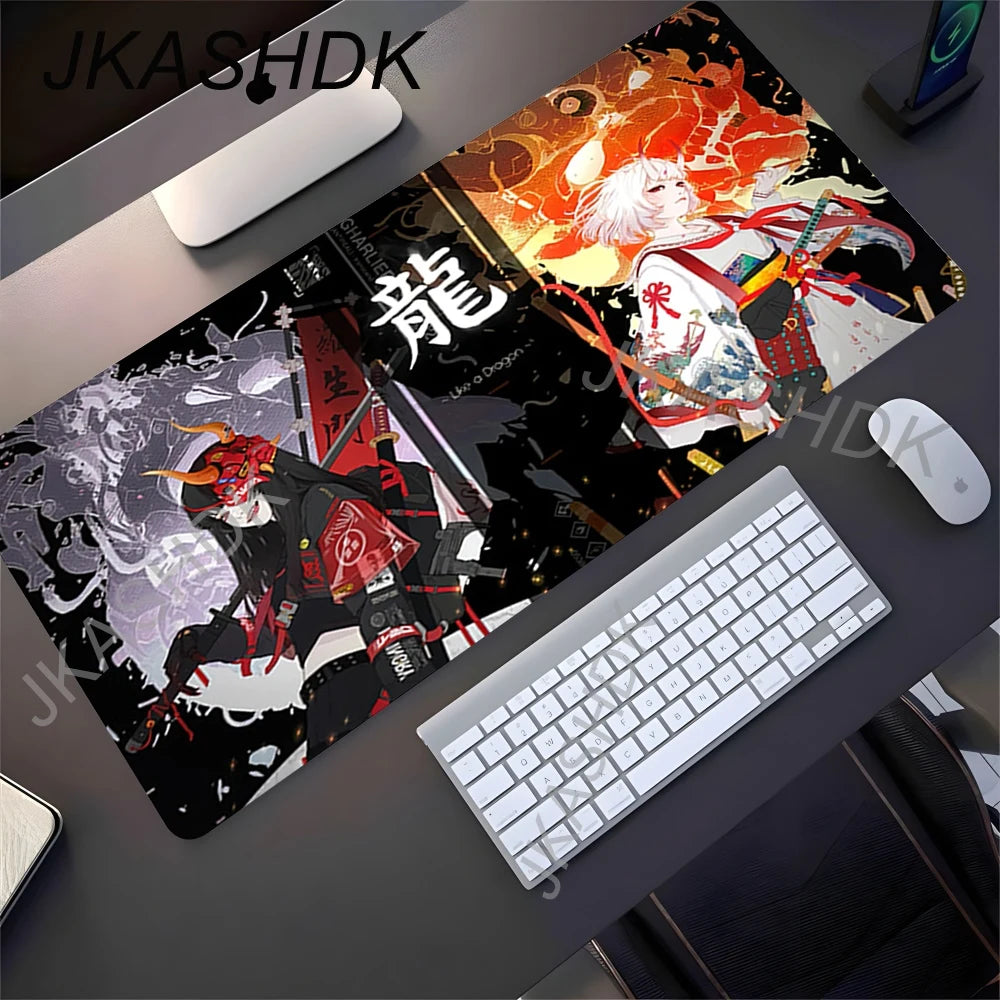 Black Samurai Mouse Pad